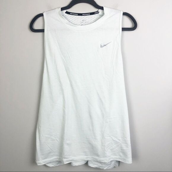 Nike Tops - NIKE | Icy Pale Mint Green Racerback Dri-Fit Running Tank Top Women’s XL